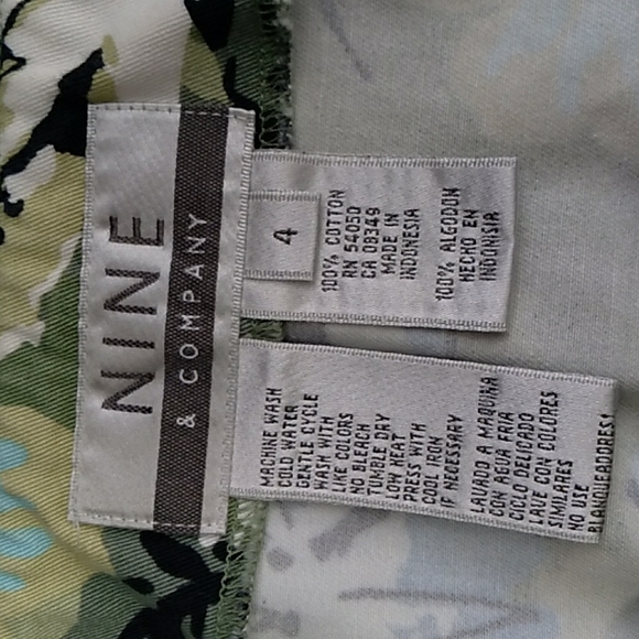 Nine & Company floral skirt size 4 - Picture 7 of 7